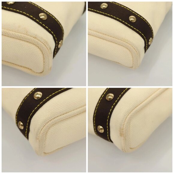 LOUIS VUITTON Antigua Cabas PM Hand Bag Ivory Brown M40039 LV Auth 127959 - Picture 14 of 16